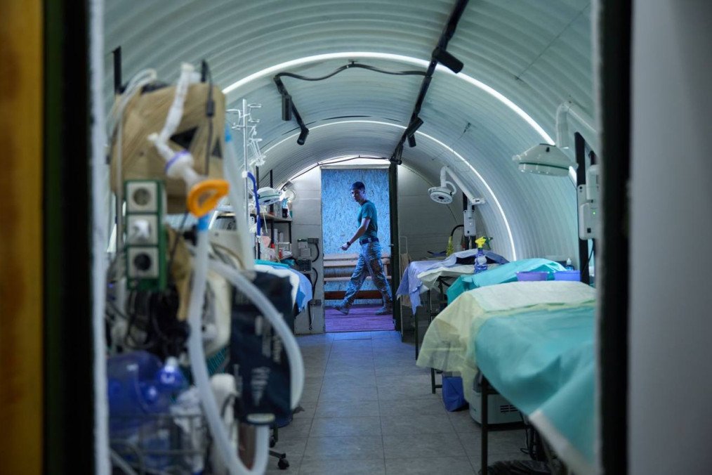 Ukraine Opens First Underground Military Hospital