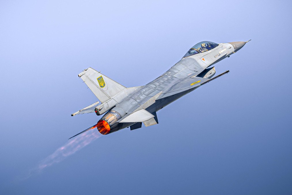 F-16 of the Ukrainian Air Force. F-16 of the Ukrainian Air Force.