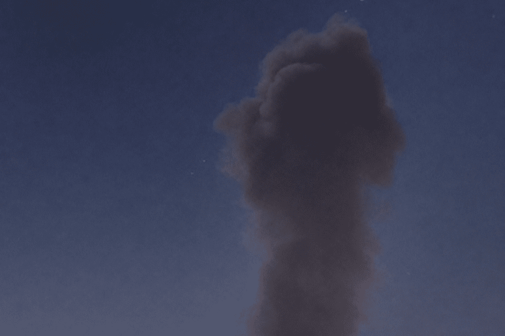 Smoke rises following a Ukrainian strike on a Russian military facility. (Source: General Staff of the Armed Forces of Ukraine) Smoke rises following a Ukrainian strike on a Russian military facility. (Source: General Staff of the Armed Forces of Ukraine)