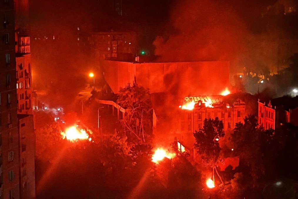 Fires burn across Kyiv following a Russian ballistic missile attack overnight on July 19, 2026. (Photo: Open source) Fires burn across Kyiv following a Russian ballistic missile attack overnight on July 19, 2026. (Photo: Open source)