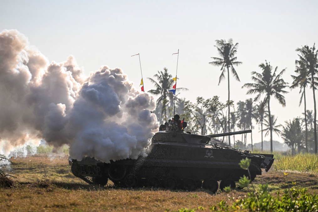 BMP-3F amphibious tank. (Source: Getty Images)