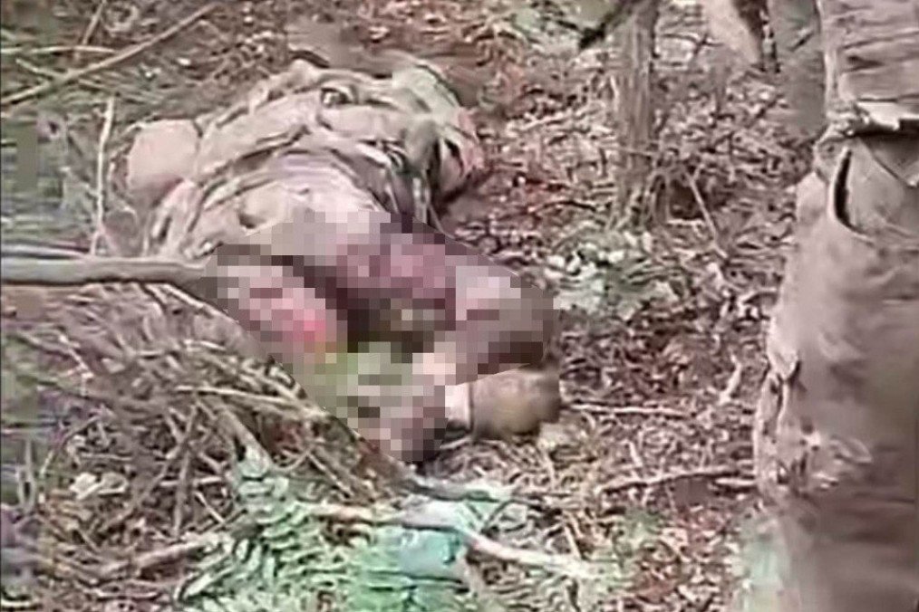 Russian soldiers executed a Ukrainian POW in the Donetsk region. (Source: Office of the Prosecutor General)