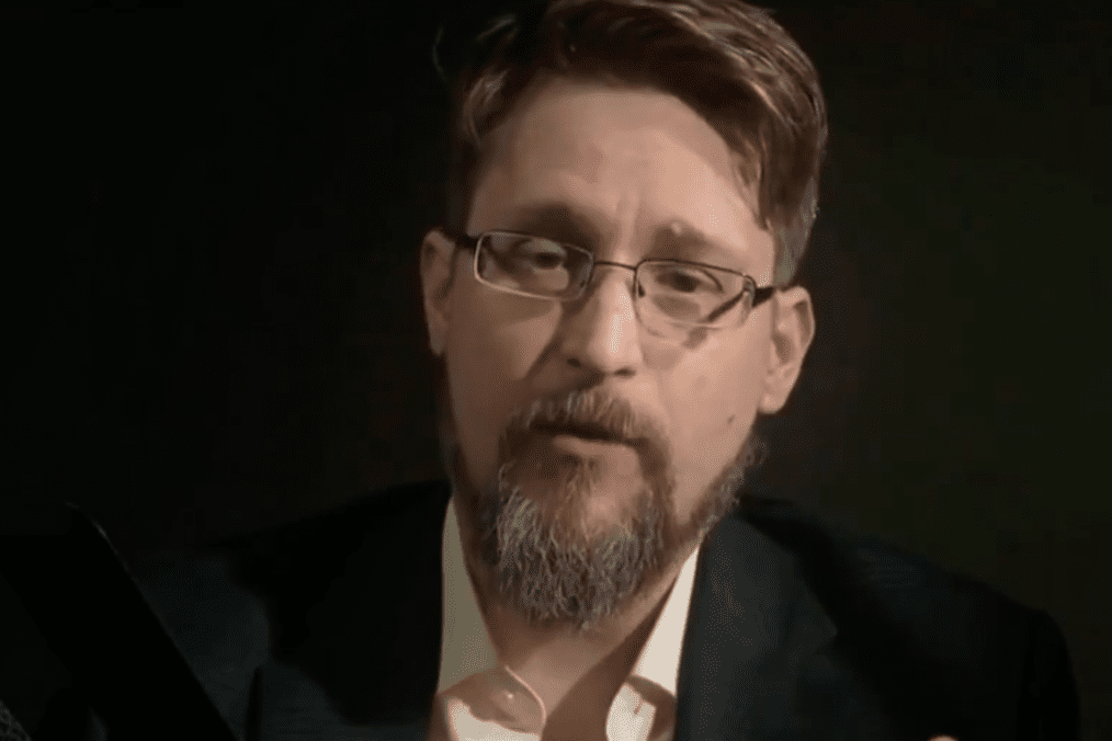 Edward Snowden, interviewed for Russian state-owned media "Rossiya-1" (Source: Russian media)