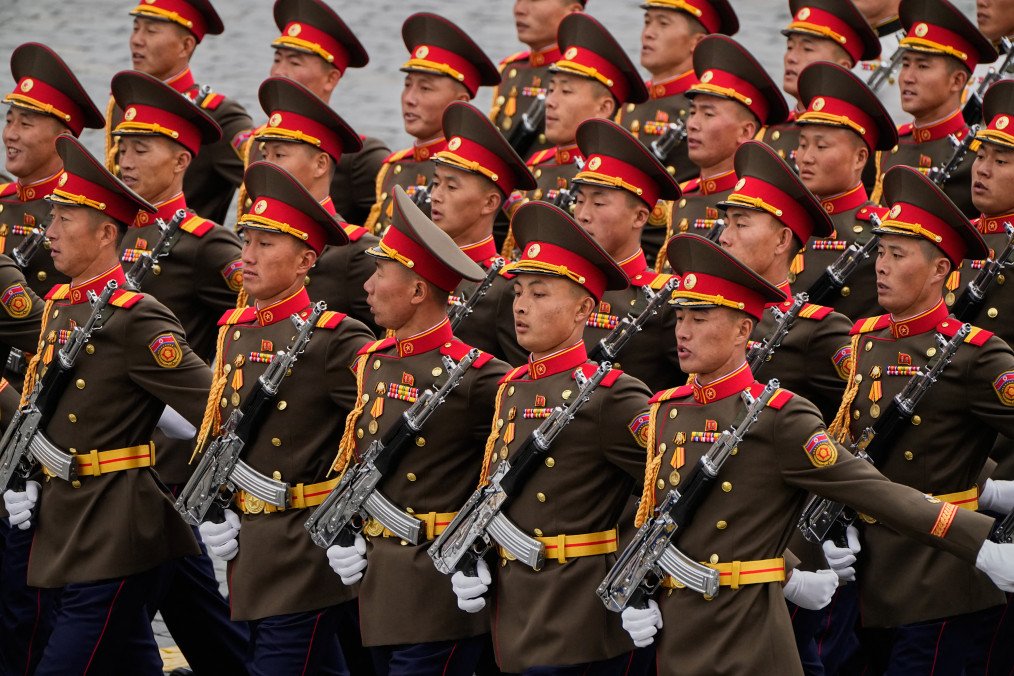 North Korean servicemen march on Red Square during the Victory Day military parade in central Moscow on May 9, 2026. Illustrative photo. (Source: Getty Images) North Korean servicemen march on Red Square during the Victory Day military parade in central Moscow on May 9, 2026. Illustrative photo. (Source: Getty Images)