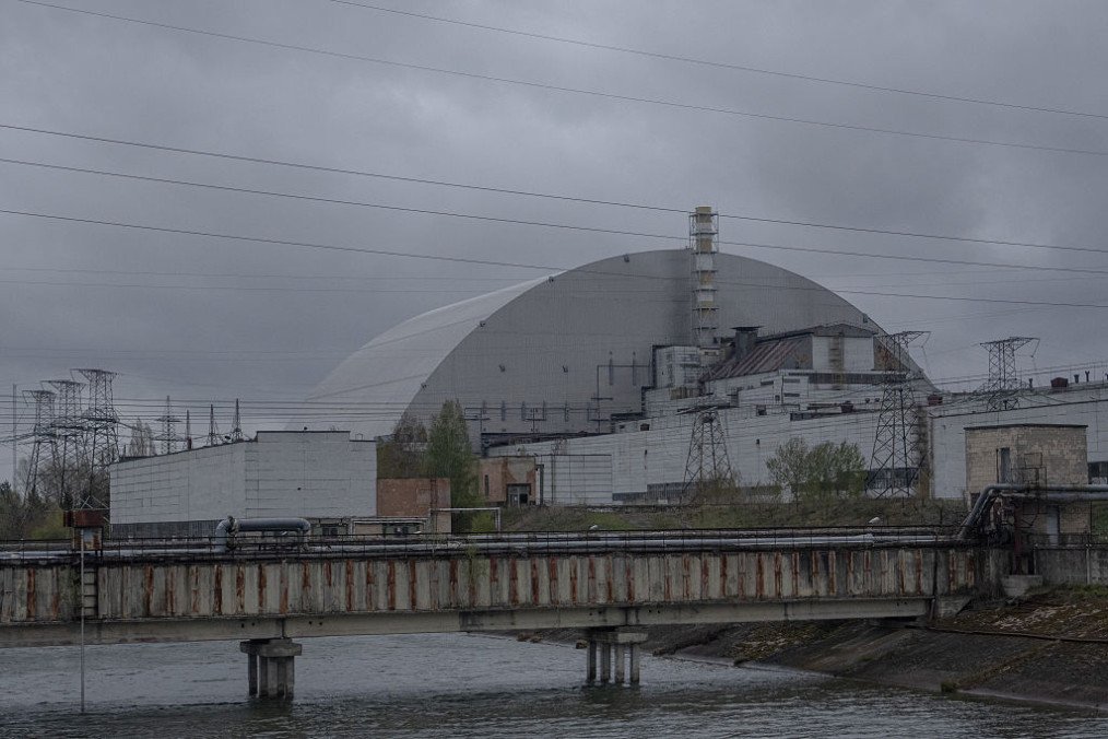 Reactor four at the Chornobyl nuclear power plant in Chornobyl, Ukraine, on April 26, 2026. (Source: Getty Images) Reactor four at the Chornobyl nuclear power plant in Chornobyl, Ukraine, on April 26, 2026. (Source: Getty Images)