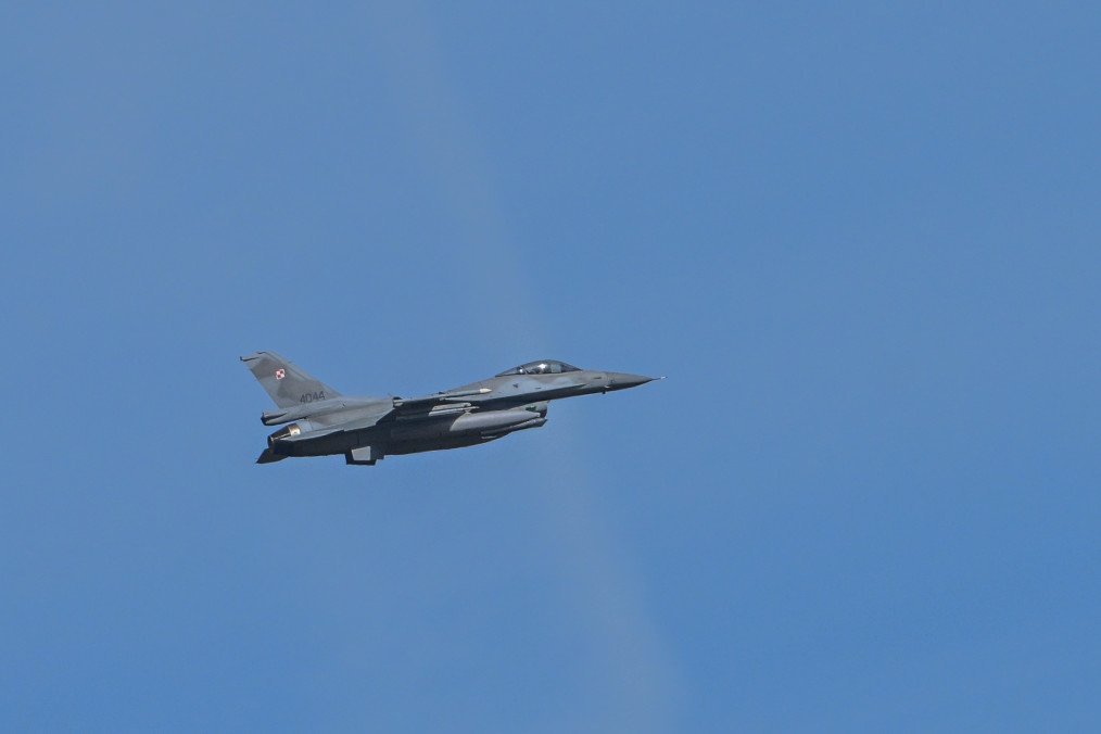 Poland Prepares €50 Million Military Package to Power Up Ukraine’s F-16 Fleet A Polish Air Force Lockheed Martin F-16 Fighting Falcon fighter jet. (Source: Getty Images)