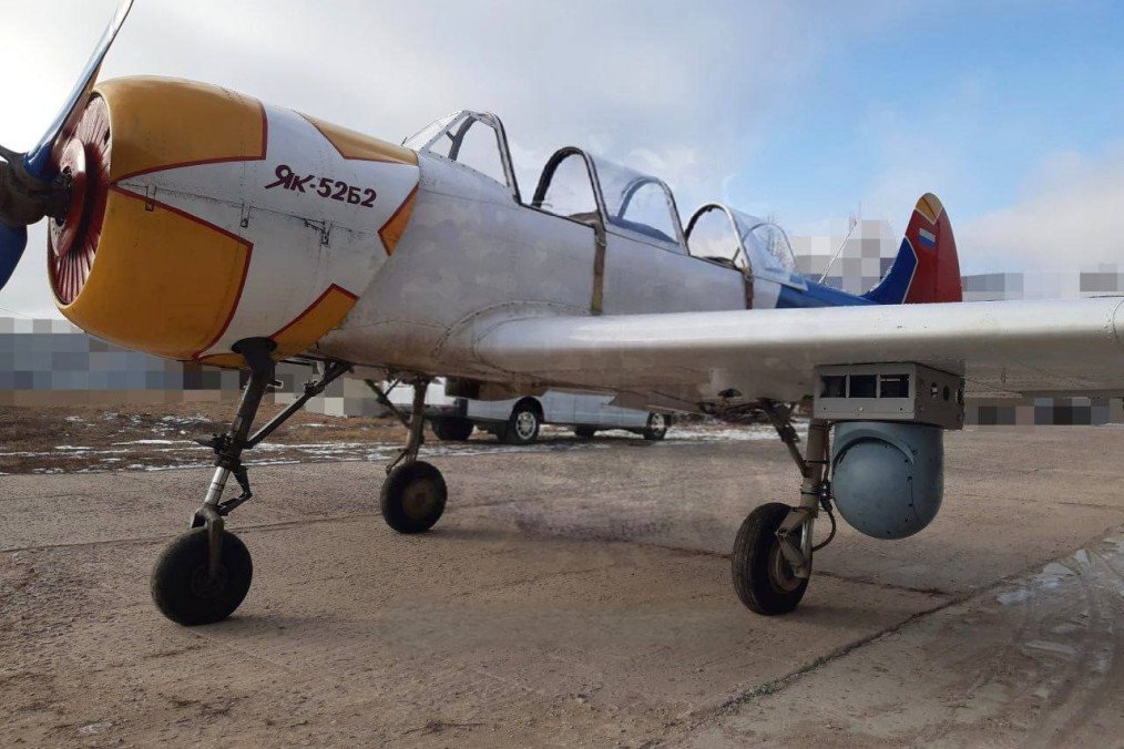 Russia Modifies Yak-52B2 Light Aircraft to Shoot Down Ukrainian Long-Range Drones Russia Modifies Yak-52B2 Light Aircraft to Shoot Down Ukrainian Long-Range Drones