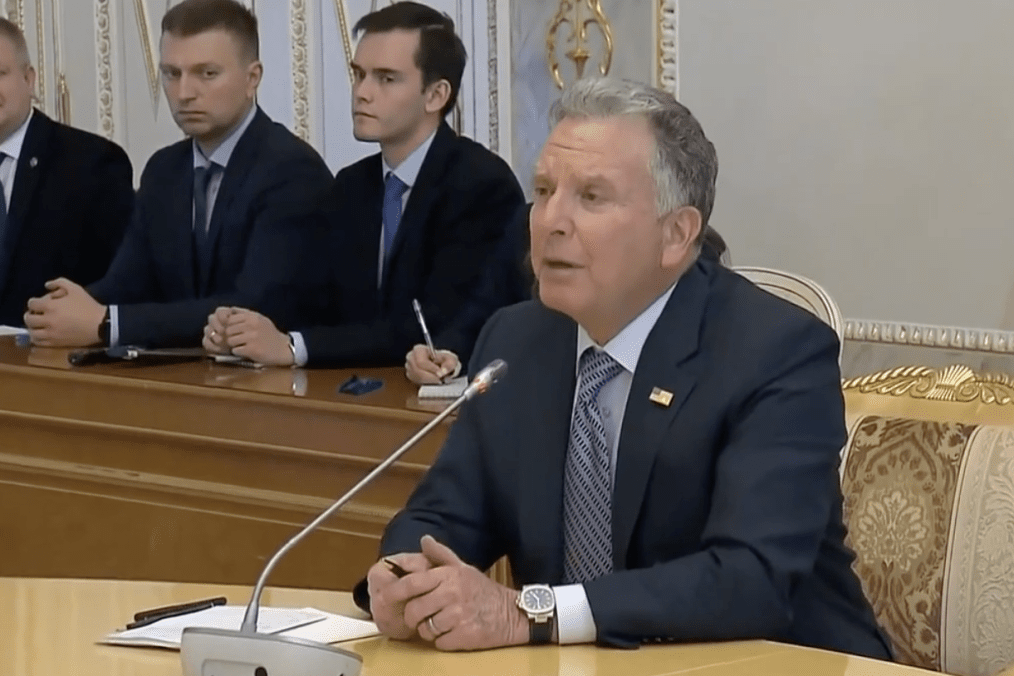 A US official speaks during negotiations in St. Petersburg, Russia, October 21, 2026. (Source: Open Source)