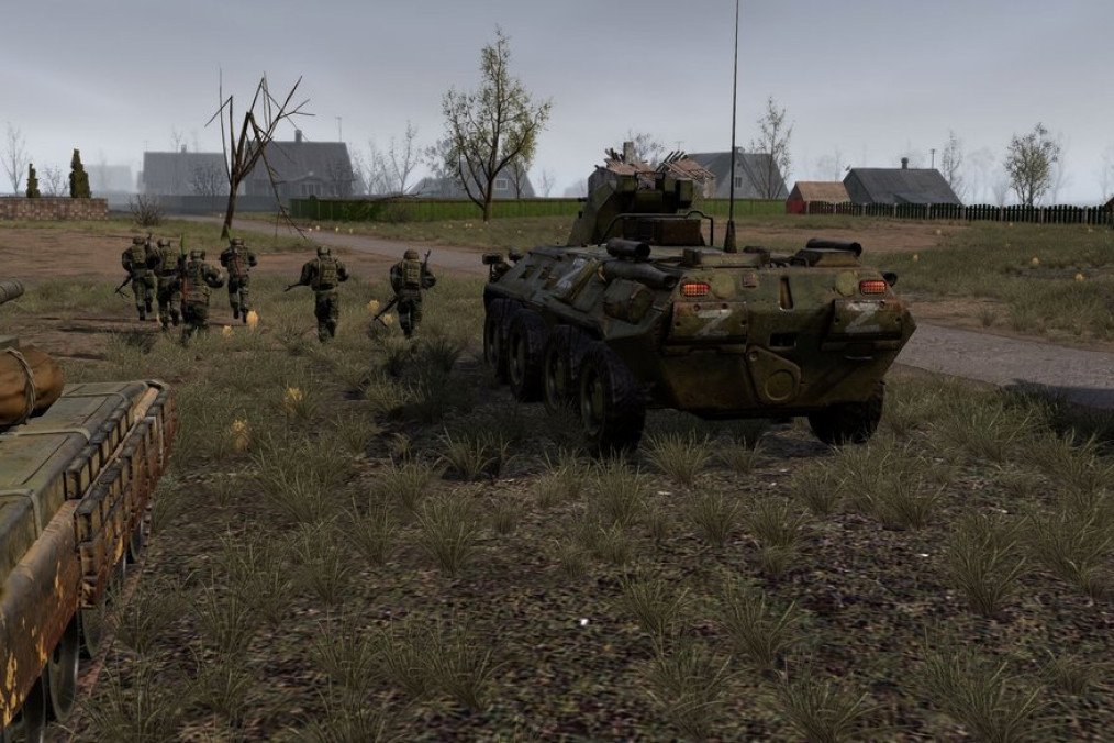 A frame from the video game Ukrainian Warfare: Gostomel Heroes. (Source: Steam)