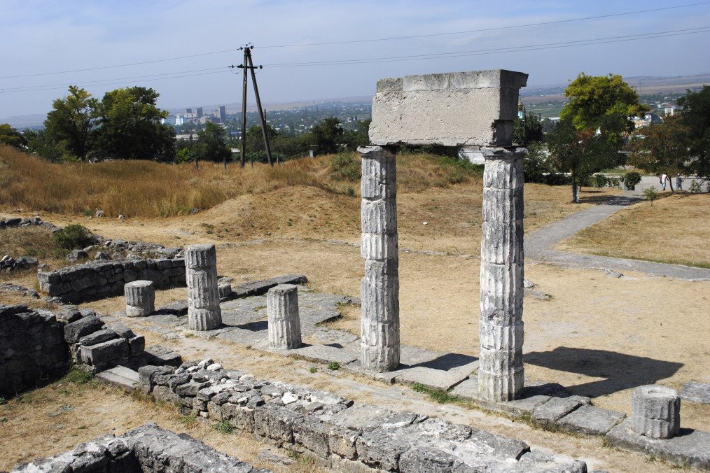 Ruins of ancient Greek city of Panticapaeum, founded by Milesians in Mount Mithridat in Kerch. (Source: Getty Images)