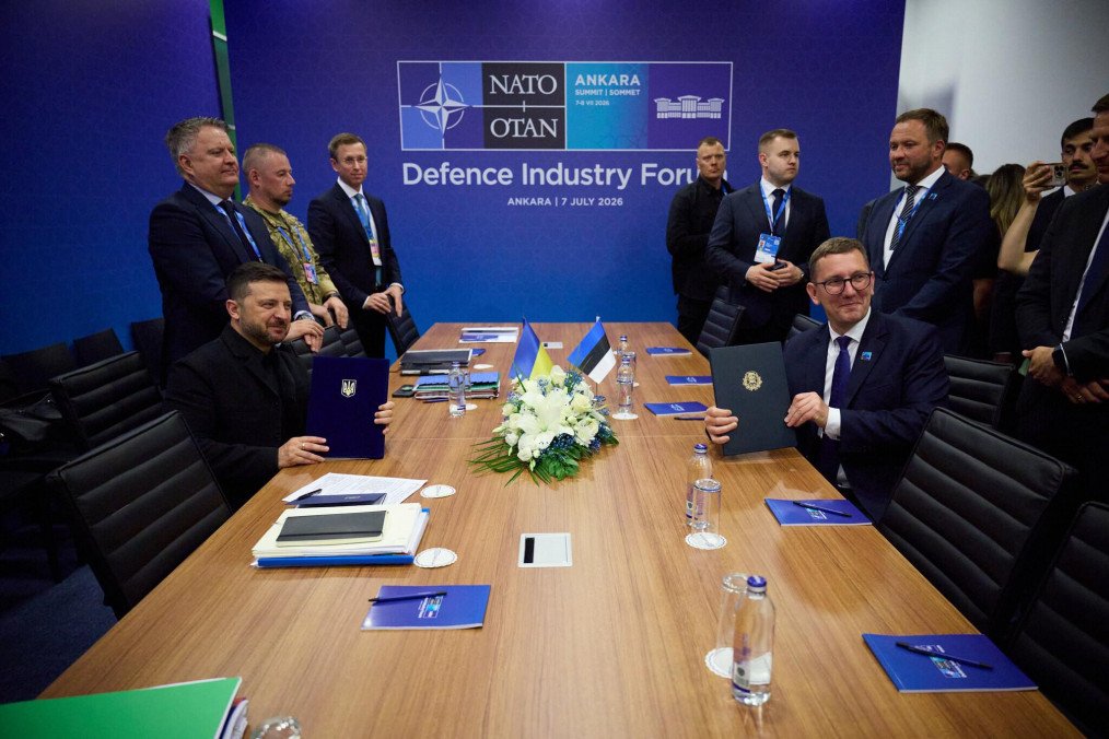 Estonia and Ukraine signed an agreement on the use of drones (Photo: Stenbock House)