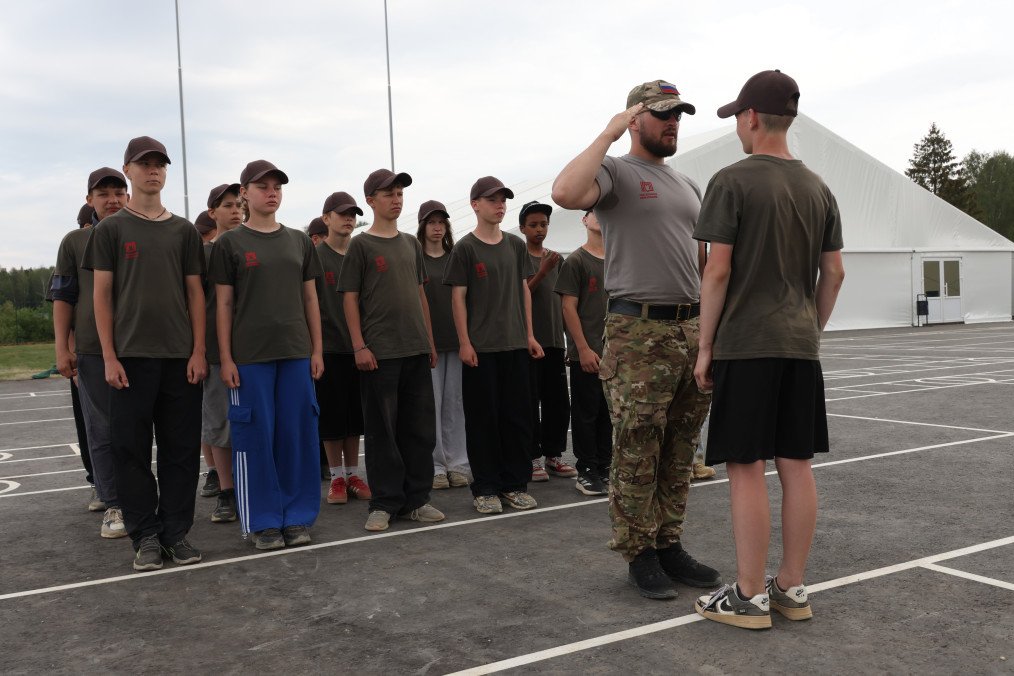 In Occupied Luhansk, Russia Uses “Sports Day” to Train Children for War