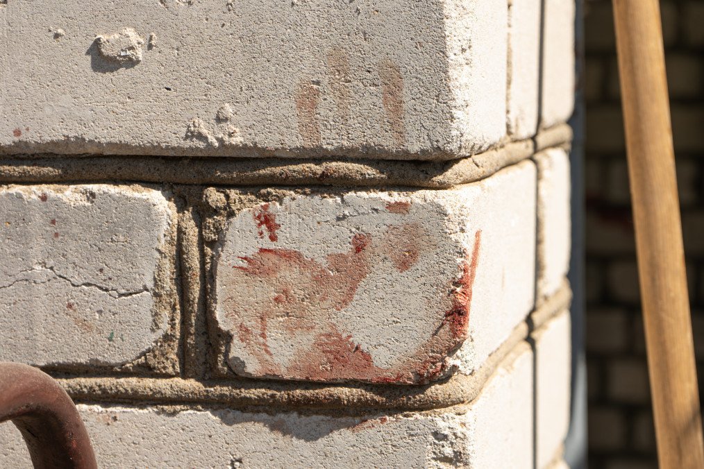 Russian Troops Execute Captured Ukrainian Soldier Near Myrne in Donetsk Region Bloodstains are visible on the wall. Illustrative image. (Source: Getty Images)