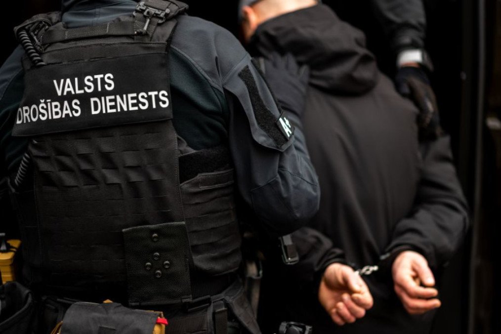 Illustrative image of Latvia’s State Security Service (VDD) detaining a suspect. (Source: VDD) Illustrative image of Latvia’s State Security Service (VDD) detaining a suspect. (Source: VDD)