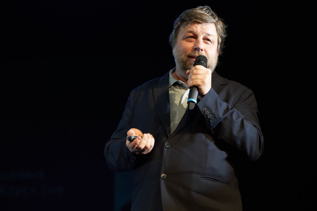 Alexander Butyagin speaks at the 10th Digital History Festival in Moscow, Russia, on March 19, 2022. (Source: Getty Images) Alexander Butyagin speaks at the 10th Digital History Festival in Moscow, Russia, on March 19, 2022. (Source: Getty Images)