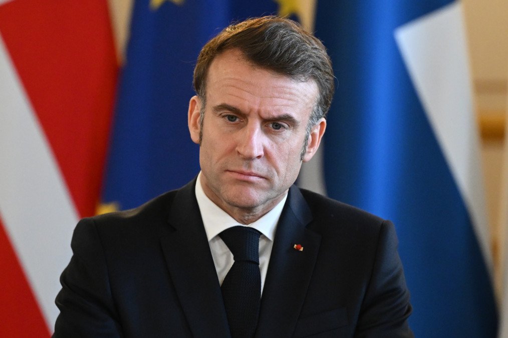 France's President Emmanuel Macron on March 2, 2025 in London, England. France's President Emmanuel Macron on March 2, 2025 in London, England.