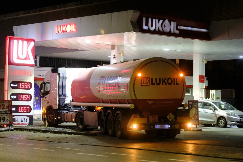A general view of a PJSC Lukoil Oil Company gas station located on the Chaussée de Louvain on October 30, 2025, in Brussels, Belgium. (Source: Getty Images) A general view of a PJSC Lukoil Oil Company gas station located on the Chaussée de Louvain on October 30, 2025, in Brussels, Belgium. (Source: Getty Images)