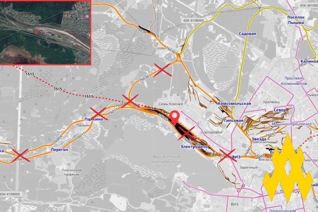 El sabotaje de ATESH cerca de Ekaterimburgo interrumpe la logística militar y el tráfico ferroviario rusos