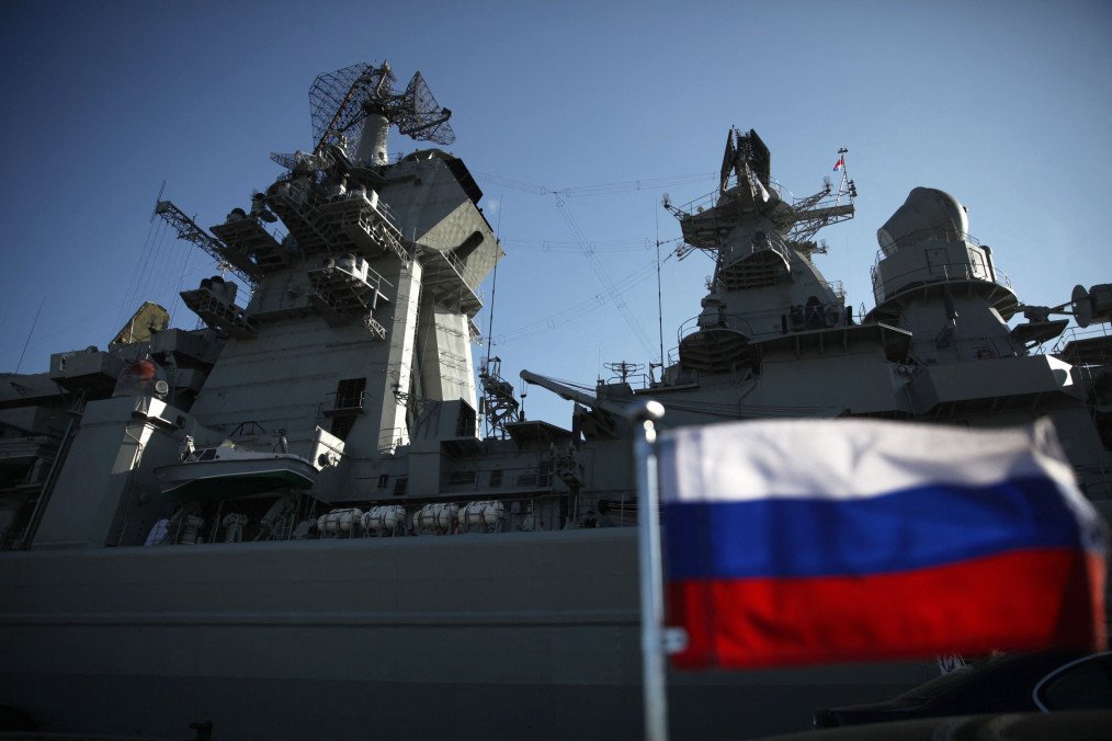 The Russian nuclear-powered battlecruiser Pyotr Velikiy (Peter the Great) docked at the port of Limassol, Cyprus, in the Mediterranean Sea on February 12, 2014. (Source: AFP via Getty Images) The Russian nuclear-powered battlecruiser Pyotr Velikiy (Peter the Great) docked at the port of Limassol, Cyprus, in the Mediterranean Sea on February 12, 2014. (Source: AFP via Getty Images)