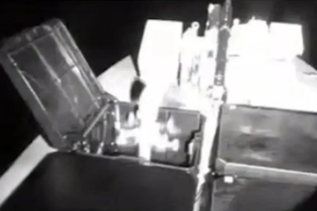 Interceptor drone launch from an unmanned surface vessel during a maritime operation against a Russian Shahed UAV. (Source: Unmanned Systems Forces of Ukraine)