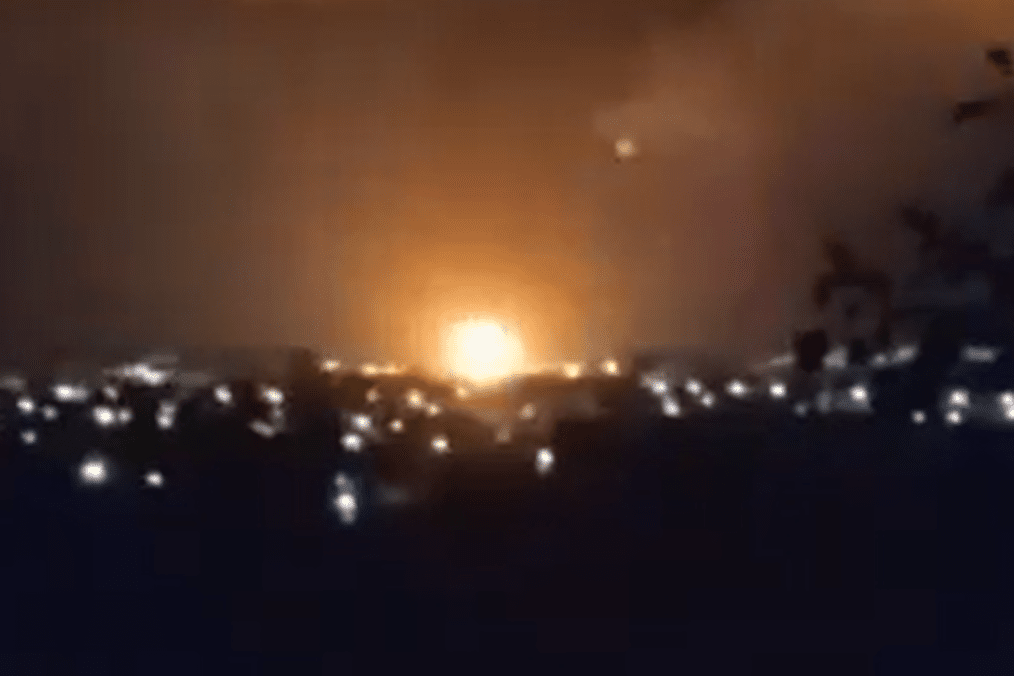 Feodosia oil terminal in flames after a drone strike, October 6, 2025. (Photo: open source) Feodosia oil terminal in flames after a drone strike, October 6, 2025. (Photo: open source)