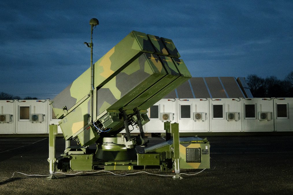 Denmark's new ground-based air defense systems, the NASAMS system, is displayed during a presentation at Air Base Skalstrup near Gadstrup, Denmark, on December 17, 2025. Illustrative photo. (Source: Getty Images)