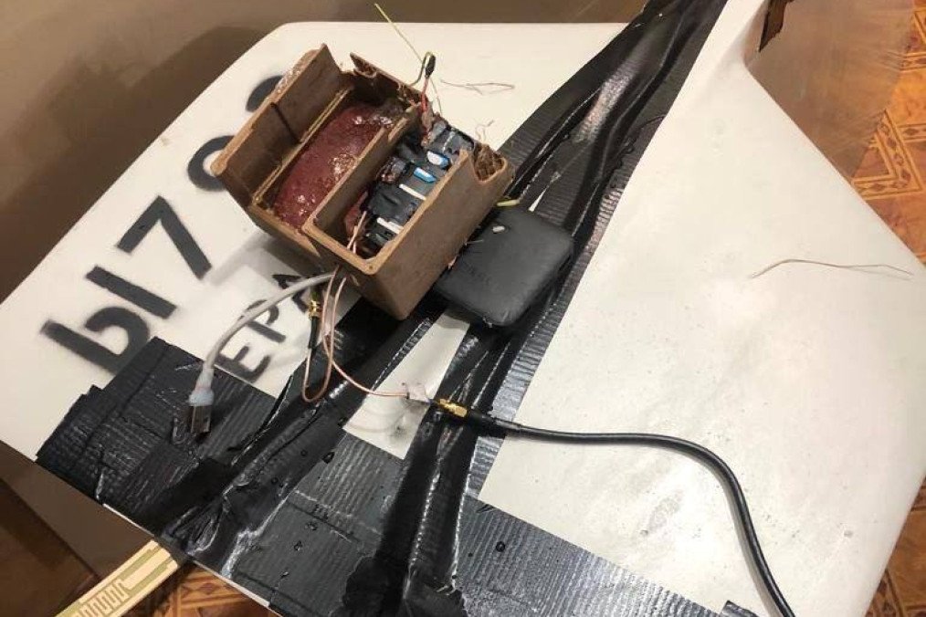 A part of a Russian Geran drone with a Raspberry Pi single-board computer from the UK. (Source: Polkovnik Gsh)