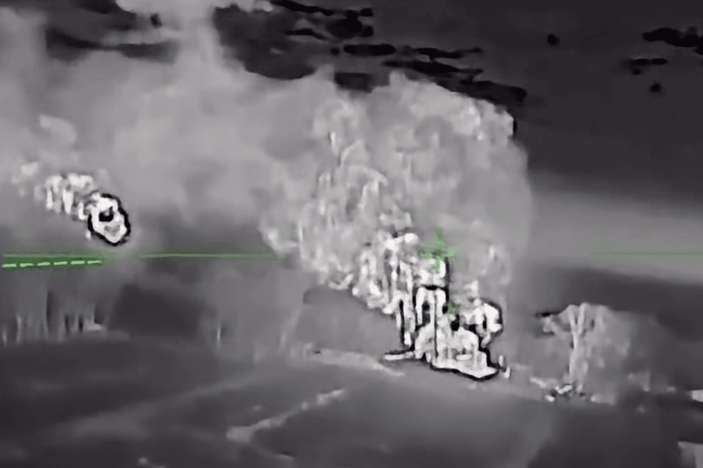 Ukrainian strike on a Russian artillery ammunition depot in the Russian-occupied Luhansk region on September 7, 2026. (Source: Ukraine’s Special Operations Forces)