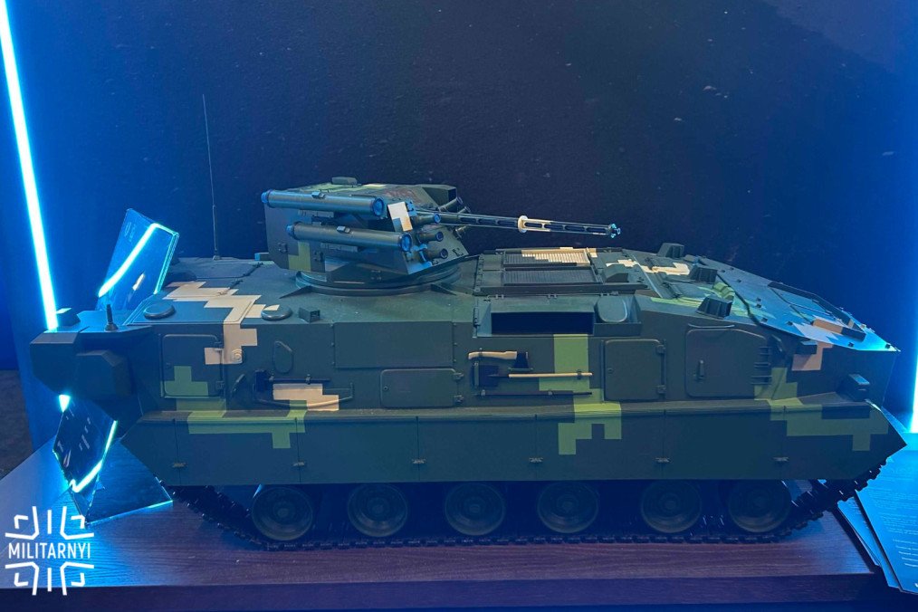 Prototype of Ukraine’s Pegas tracked infantry fighting vehicle, September 2026. (Source: Militarnyi)