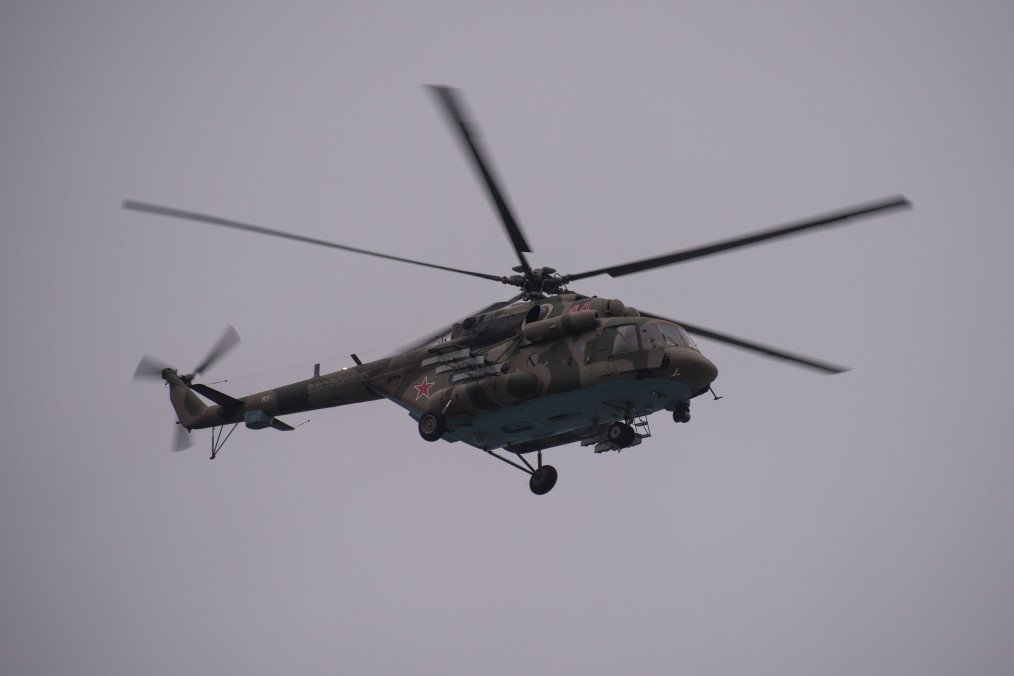 Russian military helicopter takes part in search operations over the Black Sea near Sochi, Russia, on December 27, 2016. Illustrative photo. (Source: Getty Images) Russian military helicopter takes part in search operations over the Black Sea near Sochi, Russia, on December 27, 2016. Illustrative photo. (Source: Getty Images)