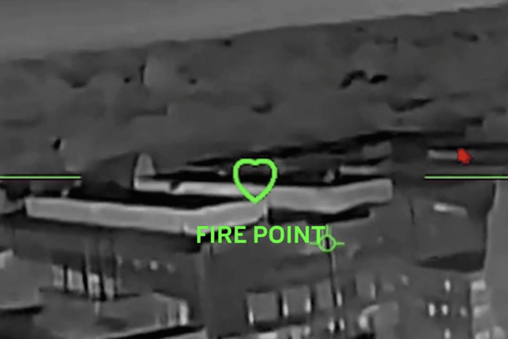 Footage released by Ukraine’s 413th Unmanned Systems Regiment shows an FP-2 drone strike on the Snizhne Machine-Building Plant in temporarily Russian-occupied Donetsk region. (Source: 413th Unmanned Systems Regiment)