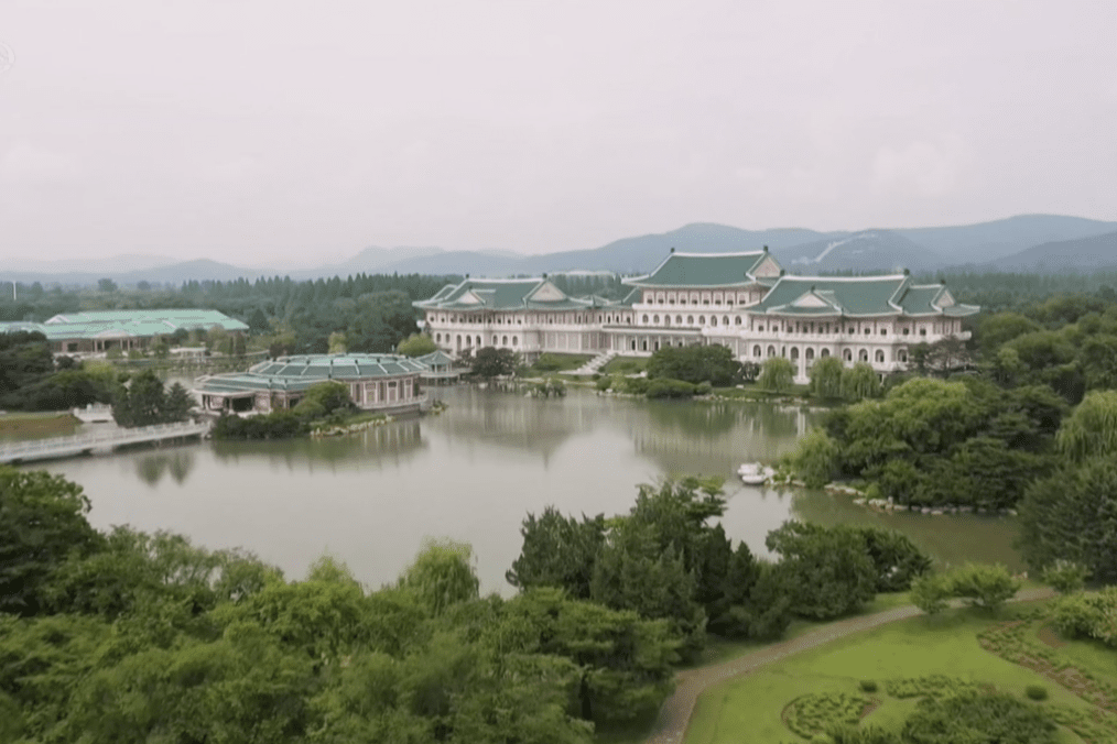 Kumsusan State Guesthouse taken during Xi Jinping’s visit in June 2019. (Source: KCTV) Kumsusan State Guesthouse taken during Xi Jinping’s visit in June 2019. (Source: KCTV)
