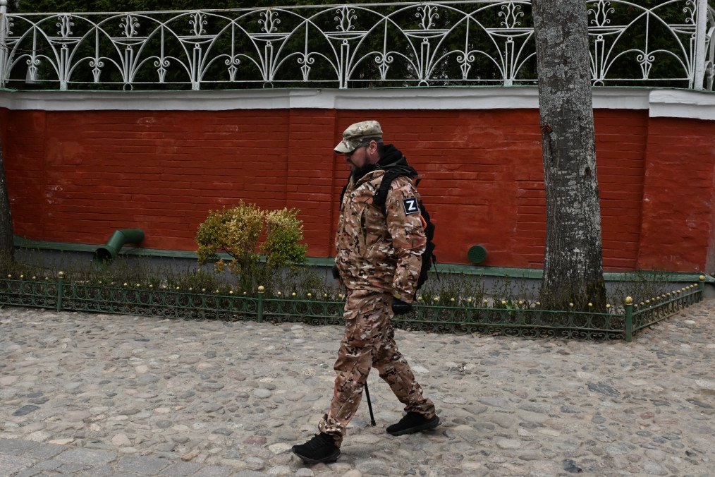 A Russian soldier in Russia’s Pskov region on April 19, 2026. (Source: Getty Images)