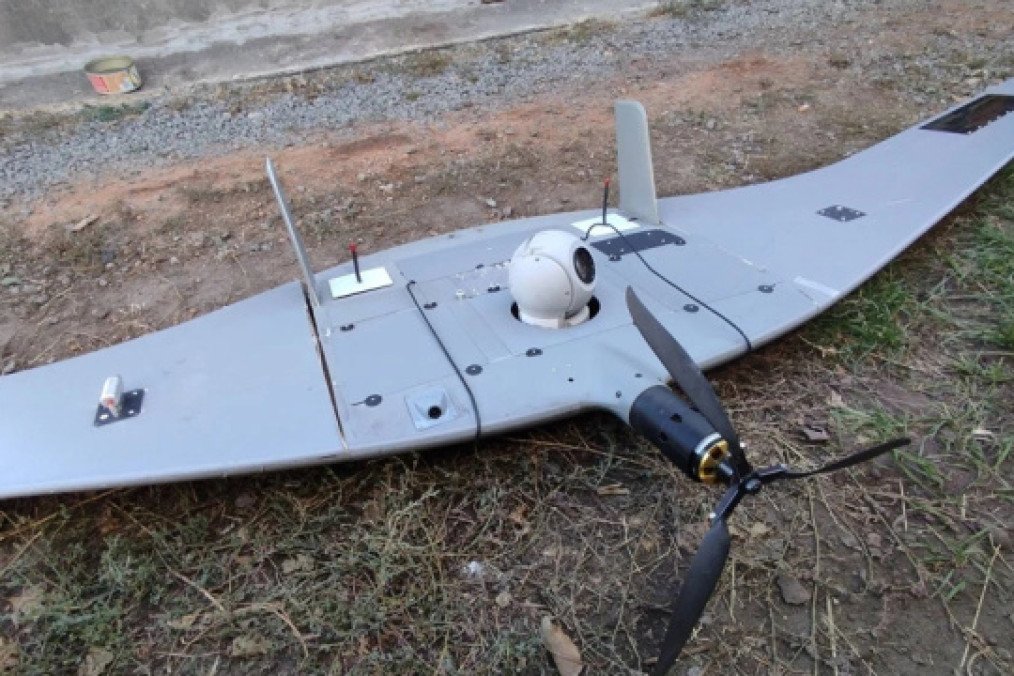 Illustrative image. Downed Russian Skat drone. (Source: Ukrinform)