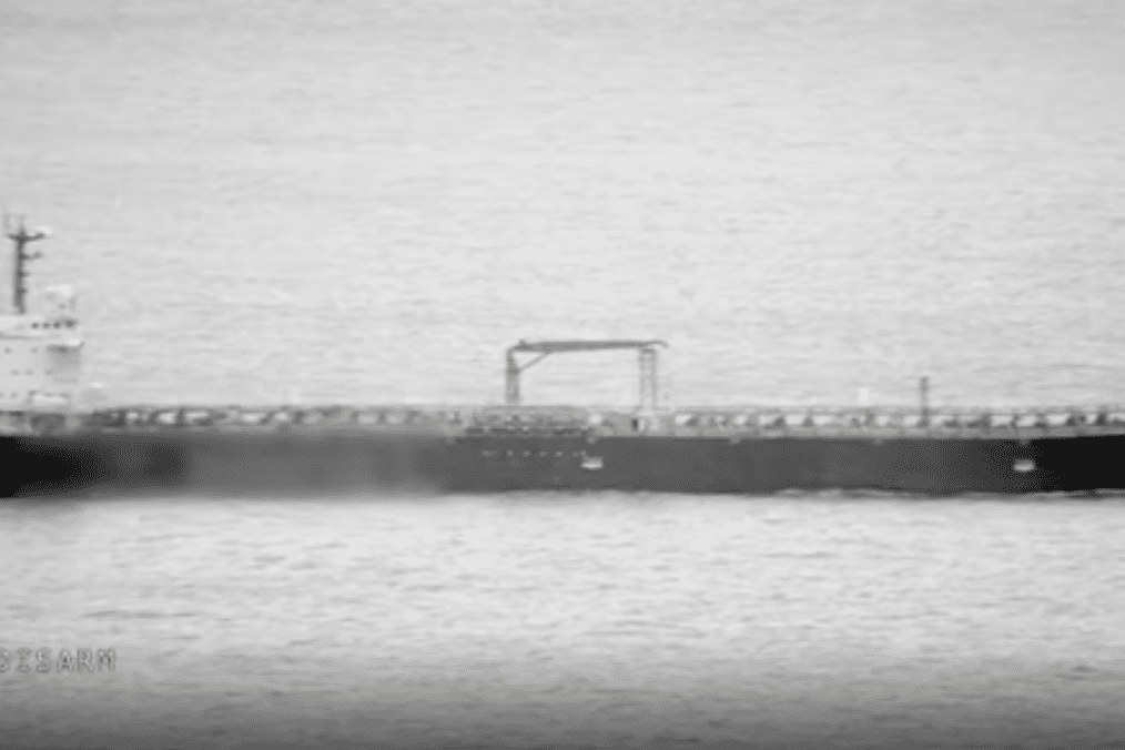 Swedish Navy Detects Russian Military Guards Aboard Sanctioned Oil Tankers in the Baltic Sea A tanker believed to be part of Russia’s so-called shadow fleet sails in the Baltic Sea. (Source: SVT Nyheter)