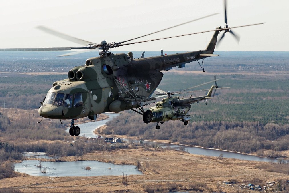 Helicóptero ruso Mi-8.