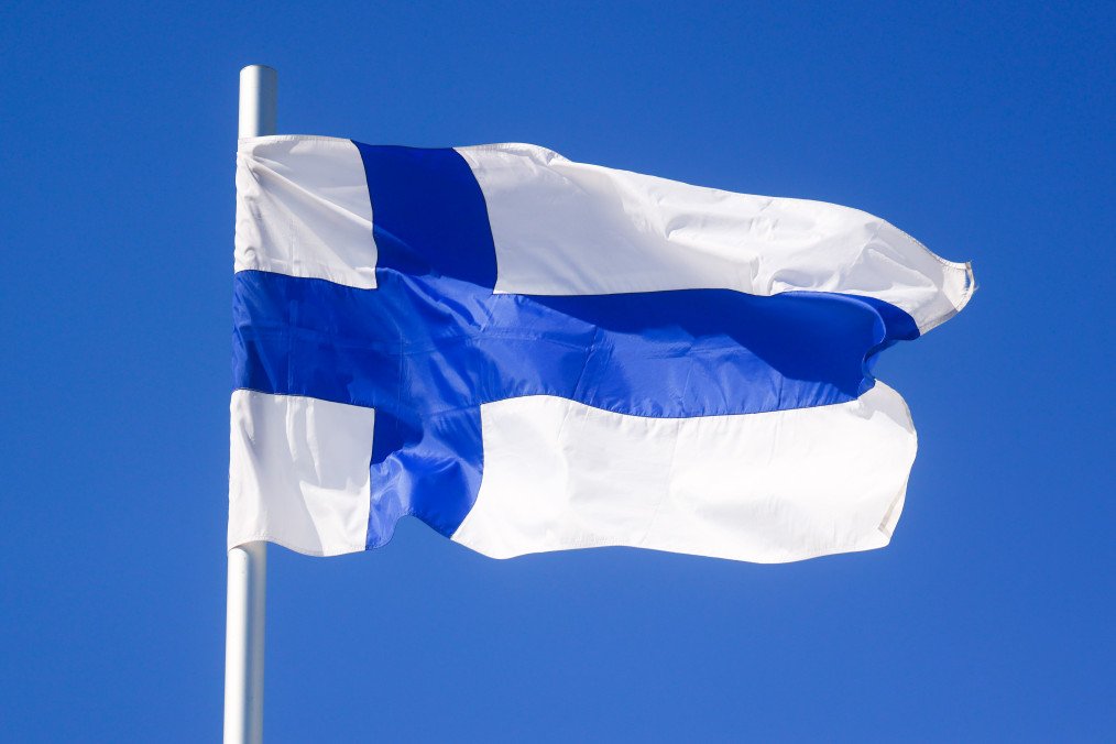 Finland Announces 33rd Military Aid Package for Ukraine Flag of Finland. (Source: Getty Images)