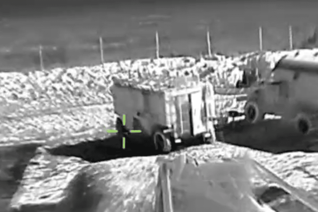 Russian military equipment targeted by Ukraine’s HUR “Prymary” special unit. (Source: HUR)