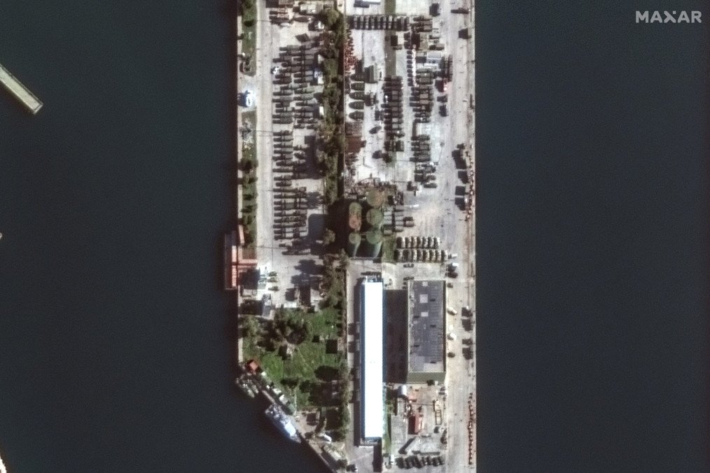 Satellite Images Reveal Russian Military Equipment Removed From Syrian Tartus Port