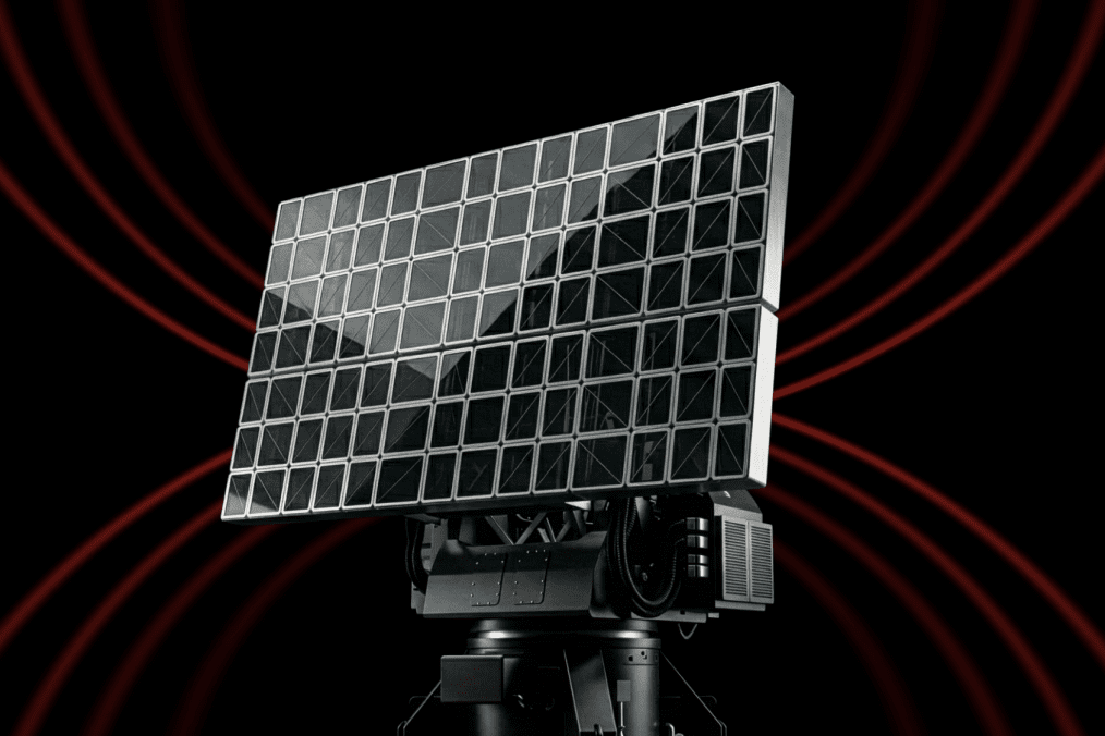 Molfar Defence Technologies’ tactical radar system designed to detect and track drones and other low-flying aerial threats.