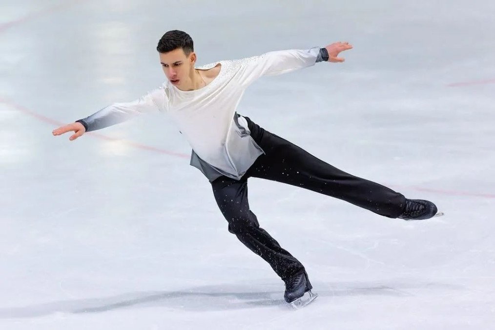 15-Year-Old Ukrainian Figure Skater Yehor Kurtsev Wins Gold at Bosphorus Cup in Istanbul Ukrainian figure skater Yehor Kurtsev. (Source: Ministry of Youth and Sports of Ukraine)