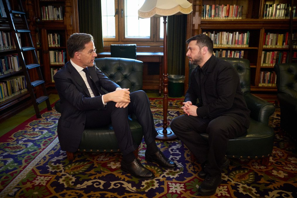 Ukrainian President Volodymyr Zelenskyy meeting with NATO Chief Mark Rutte, March 18, 2026. (Source: Volodymyr Zelenskyy)