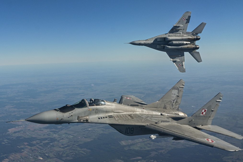 “This Issue Is Not Closed”: Poland Considers MiG-29 Fighter Jet Transfer to Ukraine in Exchange for Drones MIG-29 fighter jets of the Polish Air Force take part in a NATO shielding exercise at the Lask Air Base on October 12, 2022 in Lask, Poland. Illustrative photo. (Source: Getty Images)