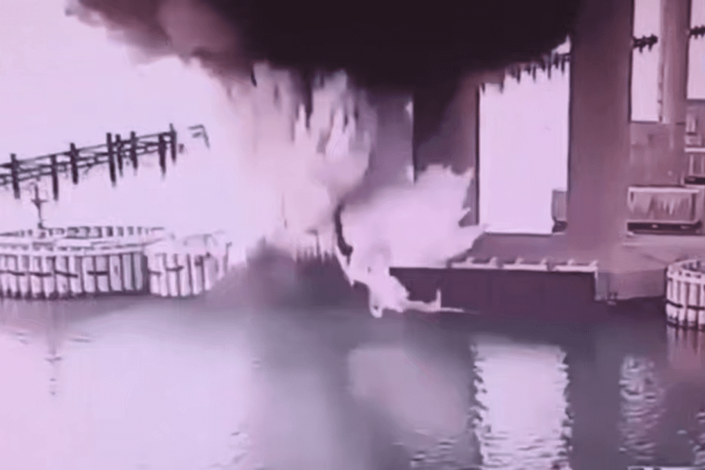 Ukraine Hits Crimean Bridge for the Third Time—This Time Underwater