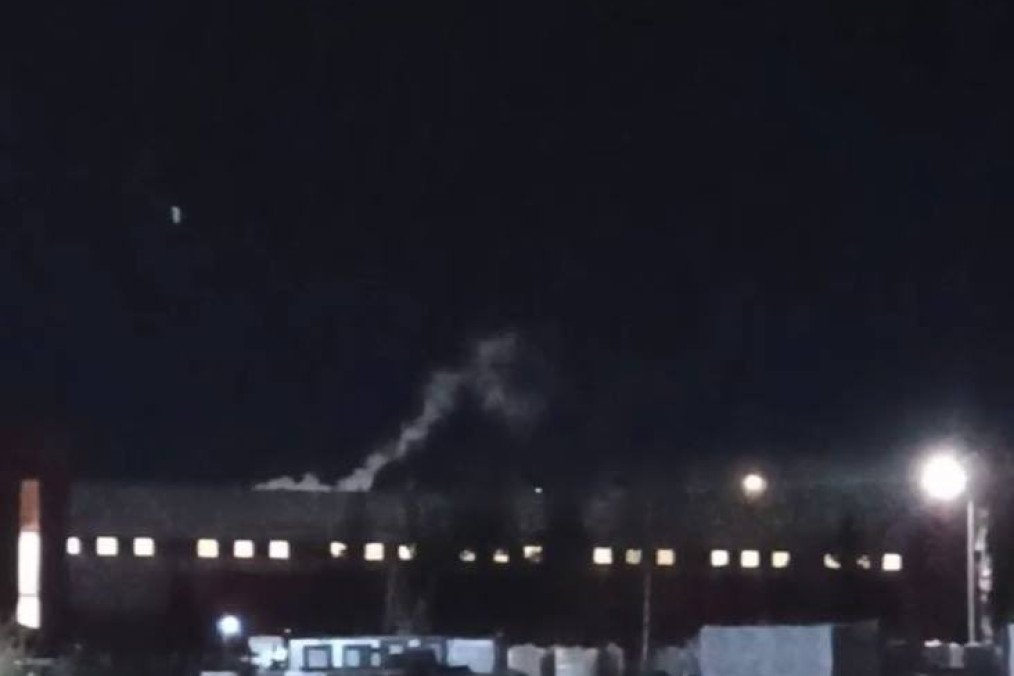 Smoke rises after a drone strike on Sverdlov Plant, one of Russia’s largest producers of explosives, in the city of Dzerzhinsk, April 30, 2026. (Source: Maks_NAFO_FELLA/X)