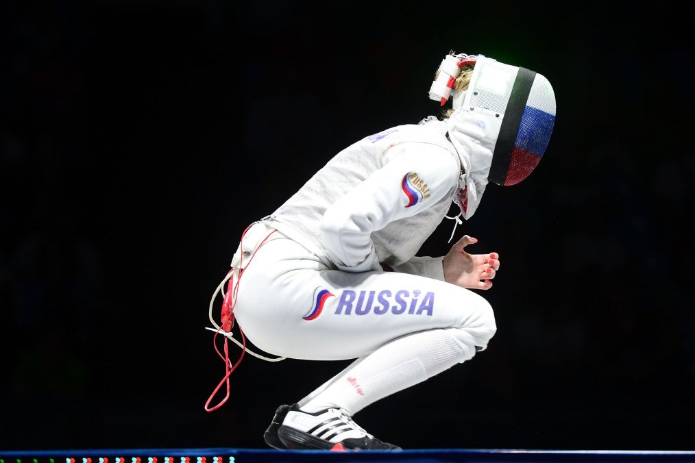 International Fencing Federation Reverses Sanctions Against Russian and Belarusian Teams Inna Deriglazov, Russian fencer. (Source: Getty Images)