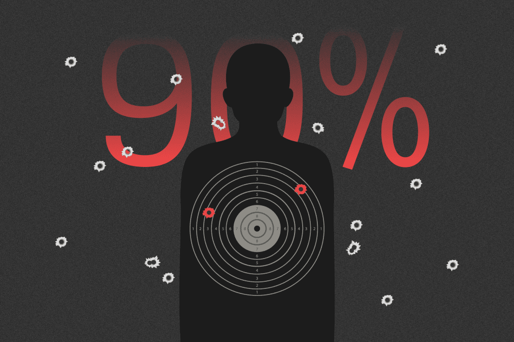 Infografía que muestra el derribo de 5.861 drones rusos por parte de Ucrania en abril, destacando una tasa de eficacia del 89% frente a la ofensiva récord del Kremlin.