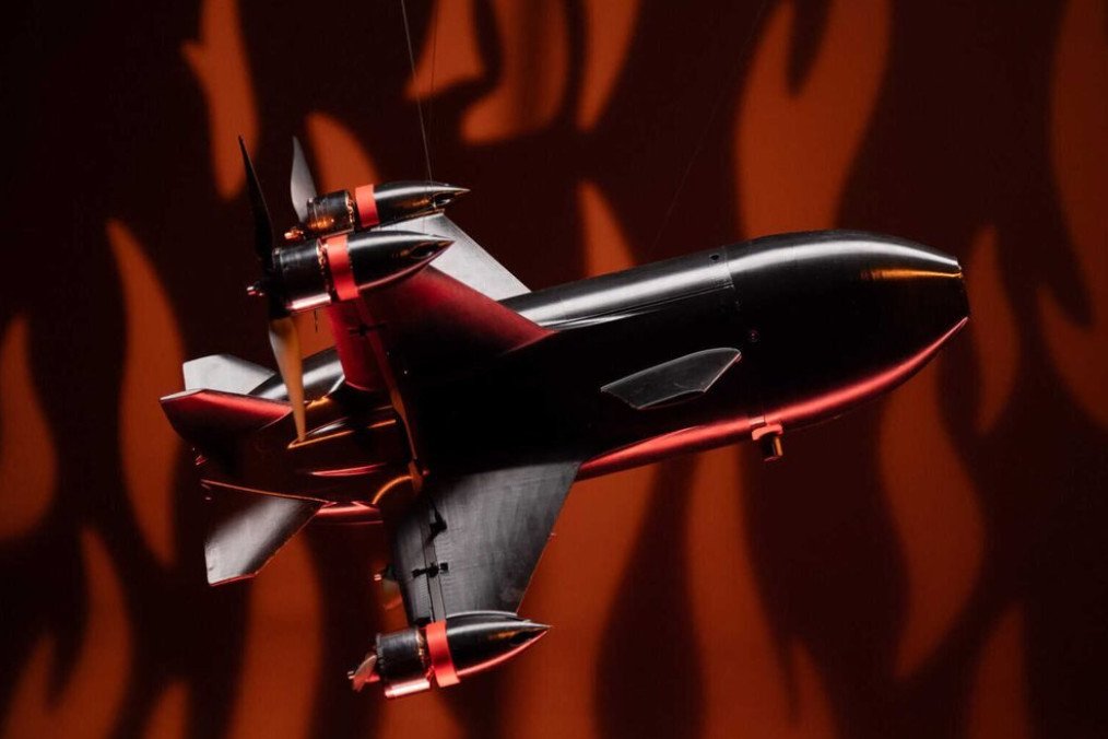 General Chereshnya Bullet interceptor drone during testing. (Source: General Chereshnya)