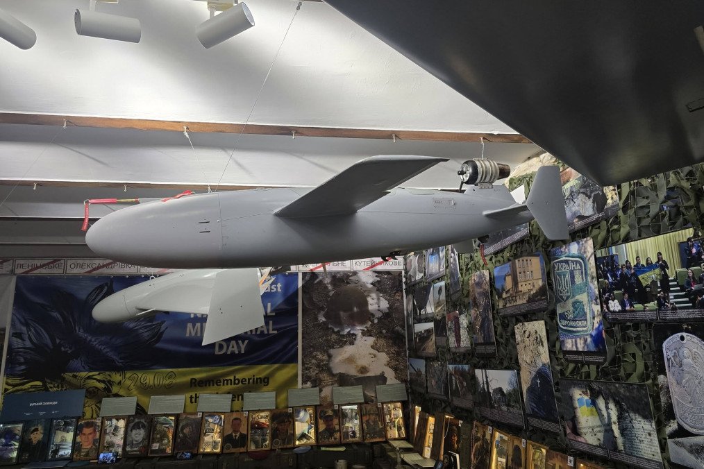 A Ukrainian Bars drone-missile in the Museum of the Russian-Ukrainian War, 2025. (Source: Museum of the Russian-Ukrainian War)