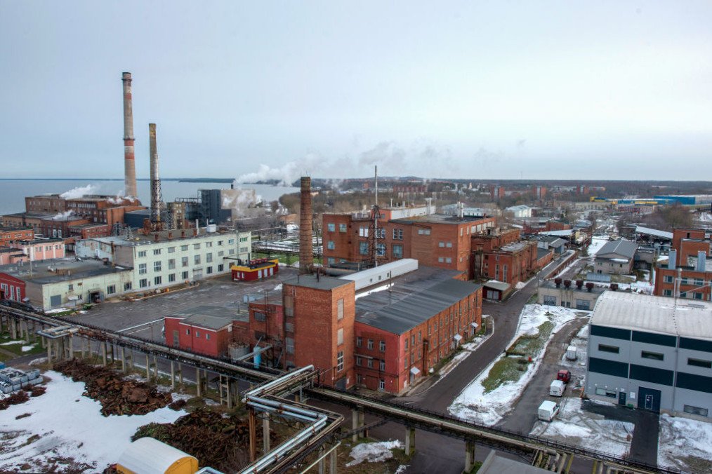 Industrial facilities at the NPM Silmet AS factory in Sillamae, Estonia, on January 20, 2023. (Source: Getty Images)